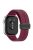 For Huawei Watch Fit 3 Silicone Watch Band Strap with Magnetic Folding Buckle - Wine Red