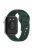 For Huawei Watch Fit 3 Silicone Watch Strap Dots Design Adjustable Wrist Band - Dark Green