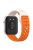 For Huawei Watch Fit 3 Silicone Watch Strap Dots Design Adjustable Wrist Band - Long Orange+Short Starlight