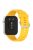 For Huawei Watch Fit 3 Soft Silicone Strap Sport Watchbands Replacement with Silver Buckle - Yellow