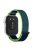 For Huawei Watch Fit 3 Strap Magic Tape Nylon Soft Watch Band - Lime