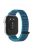 For Huawei Watch Fit 3 Strap Magic Tape Nylon Soft Watch Band - Sea Blue