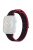 For Huawei Watch Fit 3 Watch Strap Magic Tape Nylon Wrist Band - Black / Red