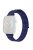 For Huawei Watch Fit 3 Watch Strap Magic Tape Nylon Wrist Band - Indigo