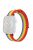 For Huawei Watch Fit 3 Watch Strap Magic Tape Nylon Wrist Band - Rainbow