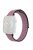 For Huawei Watch Fit 3 Watch Strap Magic Tape Nylon Wrist Band - Strawberry