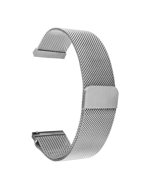 For Huawei Watch Fit mini/TalkBand B3/TalkBand B6 Stainless Steel Milanese Watch Band Wrist Strap 16mm - Silver