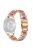 For Huawei Watch GT 2 42mm / Watch 2 / Honor MagicWatch 2 42mm Stainless Steel Watch Band Rhinestone Decor Resin Wrist Strap - Rose Gold / Colorful