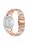 For Huawei Watch GT 2 42mm / Watch 2 / Honor MagicWatch 2 42mm Stainless Steel Watch Band Rhinestone Decor Resin Wrist Strap - Rose Gold / Pink