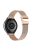 For Huawei Watch GT 2 42mm/Watch 2 Stainless Steel Milanese Wrist Strap Replacement Smart Watch Band - Rose Gold