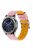 For Huawei Watch GT 2e/GT 2 46mm Stainless Steel Buckle Soft Cowhide Leather 22mm Universal Smart Watch Band Wrist Strap - Pink