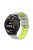 For Huawei Watch GT 3 (46mm) Dual Color 22mm Silicone Watch Strap Replacement Wrist Band - Grey/Green