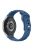 For Huawei Watch GT 3 42mm / GT 3 Pro 43mm Silicone Band 20mm Armour Watch Strap Replacement - Dark Blue