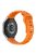 For Huawei Watch GT 3 42mm / GT 3 Pro 43mm Silicone Band 20mm Armour Watch Strap Replacement - Orange