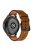 For Huawei Watch GT 3 42mm / GT 3 Pro 43mm Top Layer Cowhide Adjustable Wrist Band 20mm Watch Strap - Dark Brown