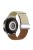 For Huawei Watch GT 3 42mm / GT 3 Pro 43mm Universal 20mm Woven Strap Magnetic Silver Buckle Watch Band - Starlight+Brown