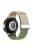 For Huawei Watch GT 3 42mm / GT 3 Pro 43mm Universal 20mm Woven Strap Magnetic Silver Buckle Watch Band - Starlight+Green