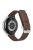 For Huawei Watch GT 3 42mm / Watch GT 3 Pro 43mm Wrist Strap 20mm Texture Nylon Watch Strap - Brown / Grid