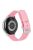 For Huawei Watch GT 3 42mm / Watch GT 3 Pro 43mm Wrist Strap 20mm Texture Nylon Watch Strap - Deep Pink / Grid