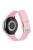 For Huawei Watch GT 3 42mm / Watch GT 3 Pro 43mm Wrist Strap 20mm Texture Nylon Watch Strap - Light Pink / Grid