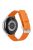 For Huawei Watch GT 3 42mm / Watch GT 3 Pro 43mm Wrist Strap 20mm Texture Nylon Watch Strap - Orange / Grid