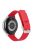 For Huawei Watch GT 3 42mm / Watch GT 3 Pro 43mm Wrist Strap 20mm Texture Nylon Watch Strap - Red / Grid