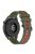 For Huawei Watch GT 3 42mm / Watch GT Silicone Watch Band Width 20mm Dual Color Soft Strap - Army Green / Red