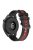 For Huawei Watch GT 3 42mm / Watch GT Silicone Watch Band Width 20mm Dual Color Soft Strap - Black / Red