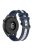 For Huawei Watch GT 3 42mm / Watch GT Silicone Watch Band Width 20mm Dual Color Soft Strap - Midnight Blue / White