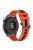 For Huawei Watch GT 3 42mm / Watch GT Silicone Watch Band Width 20mm Dual Color Soft Strap - Orange / Black