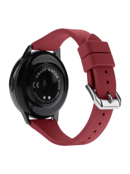 For Huawei Watch GT 3 Pro 46mm / Apex 46mm / Apex Pro Universal 22mm Replacement Strap Adjustable Silicone Wrist Band - Wine Red