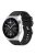 For Huawei Watch GT 3 Pro 46mm/GT 2 46mm Pro/GT 2 46mm Silicone Watch Band 22mm Adjustable Wrist Strap with Silver Pin Buckle - Black