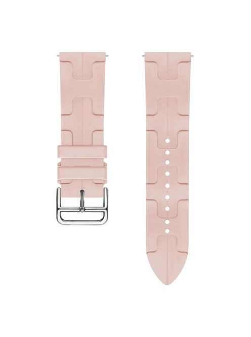 For Huawei Watch GT 4 / GT 3 / GT 2 46mm Waterproof Strap 22mm Liquid Silicone Watch Band - Pink