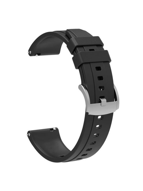 For Huawei Watch GT 4 41mm Soft Silicone Watch Band Strap Replacement Accessory - Black