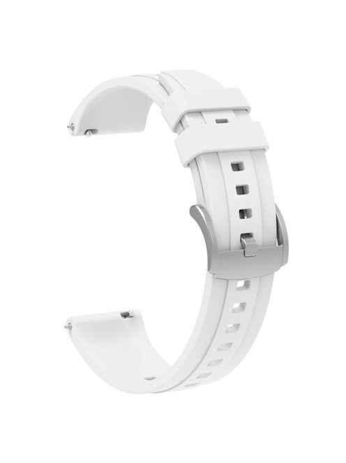 For Huawei Watch GT 4 41mm Soft Silicone Watch Band Strap Replacement Accessory - White