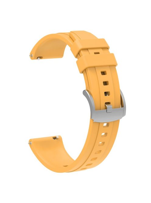 For Huawei Watch GT 4 41mm Soft Silicone Watch Band Strap Replacement Accessory - Yellow