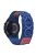 For Huawei Watch GT 4 46mm / Watch 4 / 4 Pro Watch Band 22mm Loop Fastener Nylon Wrist Strap - Blue