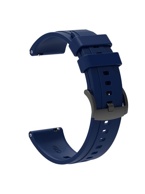 For Huawei Watch GT 4 46mm Smart Watch Band 22mm Silicone Strap Replacement - Navy Blue