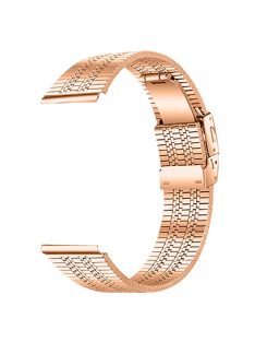   For Huawei Watch GT 42mm / 46mm Stainless Steel Band Replacement Watch Strap - Rose Gold