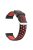 For Huawei Watch GT Cyber Multiple Holes Design Silicone Watch Strap Double Color Watchband - Black / Red