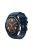 For Huawei Watch GT/Honor Watch Magic 22mm Twill Texture Silicone Watch Strap Wristband Replacement - Dark Blue