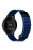 For Huawei Watch GT3 Pro 46mm / Apex 46mm / Apex Pro Genuine Leather Watch Strap 22mm Magnetic Watchband - Black / Midnight Blue