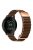 For Huawei Watch GT3 Pro 46mm / Apex 46mm / Apex Pro Genuine Leather Watch Strap 22mm Magnetic Watchband - Rose Gold / Brown