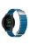 For Huawei Watch GT3 Pro 46mm / Apex 46mm / Apex Pro Genuine Leather Watch Strap 22mm Magnetic Watchband - Silver / Blue