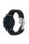 For Huawei Watch GT4 46mm / Samsung Galaxy Watch3 45mm Watch Strap 22mm Braided Rope Wrist Band - Black