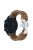 For Huawei Watch GT4 46mm / Samsung Galaxy Watch3 45mm Watch Strap 22mm Braided Rope Wrist Band - Brown