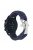 For Huawei Watch GT4 46mm / Samsung Galaxy Watch3 45mm Watch Strap 22mm Braided Rope Wrist Band - Midnight Blue