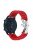 For Huawei Watch GT4 46mm / Samsung Galaxy Watch3 45mm Watch Strap 22mm Braided Rope Wrist Band - Red