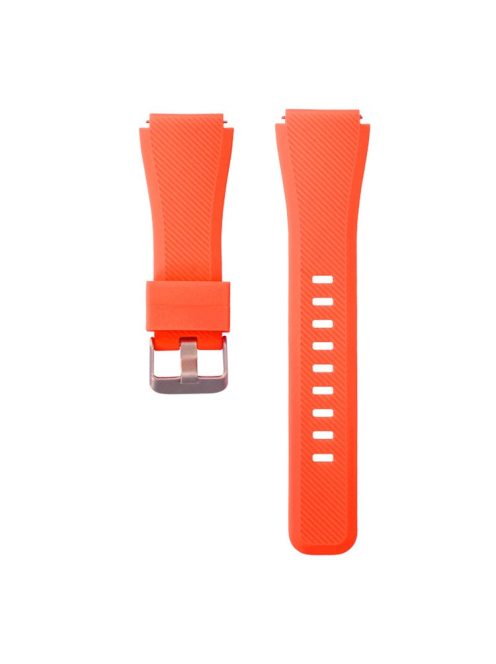 For Huawei Watch Watch 4 / GT 4 46mm / 4 Pro Replacement Strap 22mm Silicone Watch Band - Apricot Orange