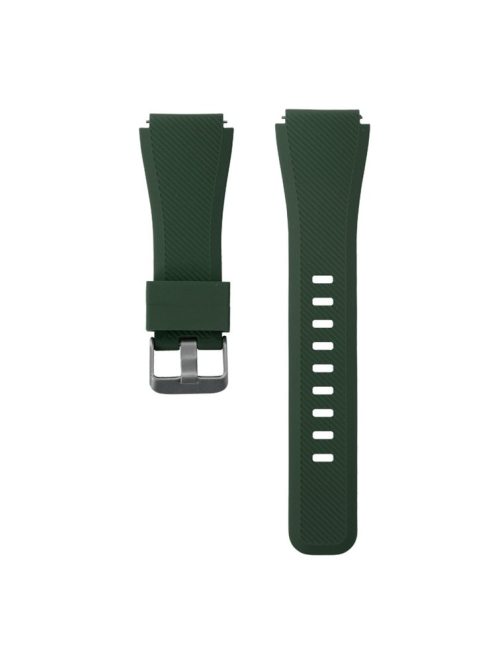 For Huawei Watch Watch 4 / GT 4 46mm / 4 Pro Replacement Strap 22mm Silicone Watch Band - Army Green